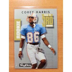 Corey Harris 1992 Skybox Primetime #252 - Rookie - Oilers - NFL - Freshly Opened